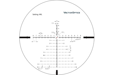 Image of Vector Optics Continental 3-18x50mm Rifle Scope, 34mm , FFP, Etched Glass VCT-34FFP, Nitrogen Purged, Black, SCFF- 28