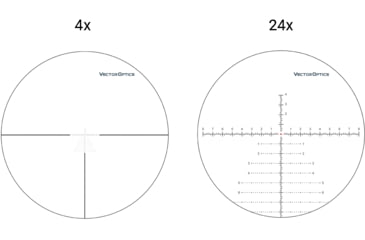 Image of Vector Optics Continental 4-24x56mm Rifle Scope, 34mm, FFP, VCT-34FFP, Nitrogen Purged, Black, SCFF- 29