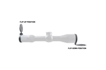 Image of Vector Optics Continental 56mm Filp-up Cap, Black, SCFC-M56