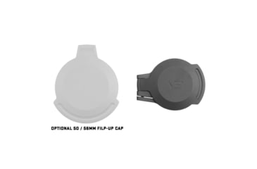 Image of Vector Optics Continental Ocular Filp-up Cap, Black, SCFC-M44