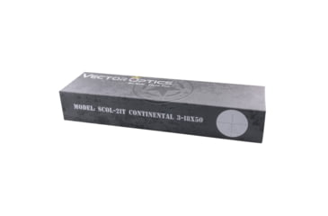 Image of Vector Optics Continental Rifle Scope, 3-18x50mm, 30mm Tube, Etched glass VCT-10, Black, SCOL-21T