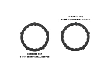 Image of Vector Optics Continental Scope Big Side Wheel, Sliver, SCCON-SW
