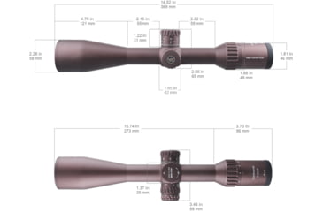 Image of Vector Optics Continental x6 4-24x05mm Tactical Riflescope, 30mm Tube, Second Focal Plane, Chorme, SCOL-43