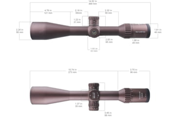 Image of Vector Optics Continental x6 4-24x56mm Riflescope, 34mm Tube, First Focal Plane, Chorme, SCFF-39