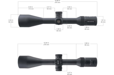 Image of Vector Optics Continental x8 3-24x56 30 mm Tube ED Tactical Long Range Rifle Scope, Second Focal Plane