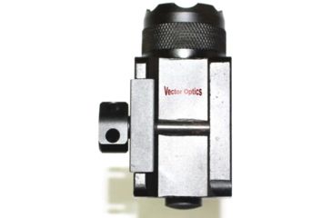 Image of Vector Optics Cyclops Vertical Foregrip w/ Integrated Weapon Light, 2 x Rechargeable 16340, CREE Q5 LED, 180-200 Lumens, Titanium Black, SCFL-08