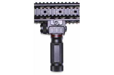 Image of Vector Optics Cyclops Vertical Foregrip w/ Integrated Weapon Light, 2 x Rechargeable 16340, CREE Q5 LED, 180-200 Lumens, Titanium Black, SCFL-08