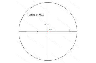 Image of Vector Optics Forester 1-5x24mm GenII Riflescope, 30mm Tube, Second Focal Plane, Chorme, SCOC-32