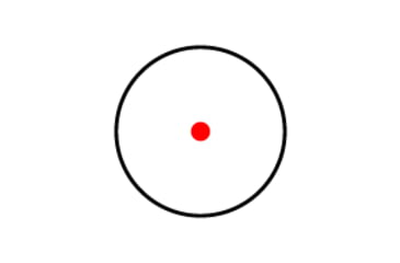 Image of Vector Optics Frenzy F3 26x32mm Reflex Red Dot Sight, 6 MOA, Black, SCRD-79