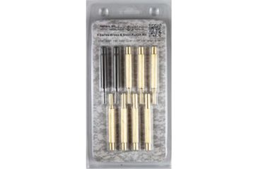 Image of Vector Optics Gun Smith Punch Tool Kit, 9 Pieces, Brass/ Stainless Steel, Black/Brass, SCOT-46
