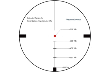 Image of Vector Optics Hugo 6-24x50mm GT, 1 inch Tube, Second Focal Plane, VOI-10BDC Reticle Rifle Scope, Black, SCOL-32
