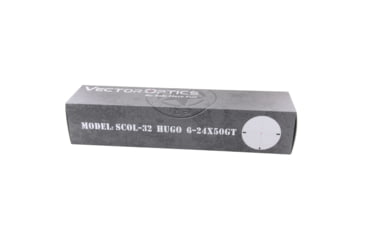 Image of Vector Optics Hugo 6-24x50mm GT, 1 inch Tube, Second Focal Plane, VOI-10BDC Reticle Rifle Scope, Black, SCOL-32