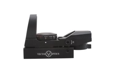 Image of Vector Optics Imp 1x23x34 Dovetail Red Dot Sight, 4 Patterns Reticle, Black, SCRD-18B, EDEMO1