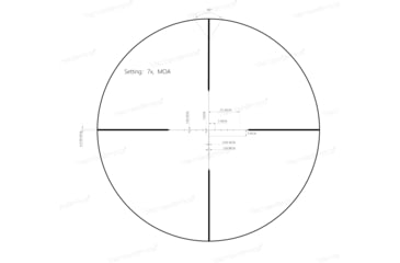 Image of Vector Optics Matiz MOA Rifle Scope, 2-7x32mm, 25.4mm Tube, VOW-MOA Reticle, Green, SCOM-33