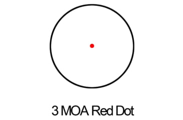 Image of Vector Optics Maverick 1x22mm Red Dot Sight, 3 MOA Dot Reticle, Black, SCRD-12, EDEMO2