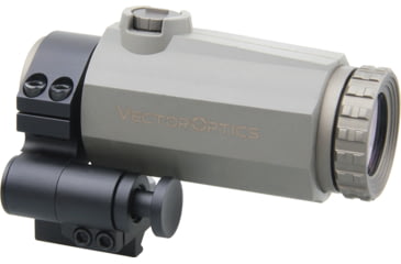 Image of Vector Optics Maverick-III Red Dot Sight Magnifier, 3x22mm, FDE Rubber Armed, Black, SCMF-32