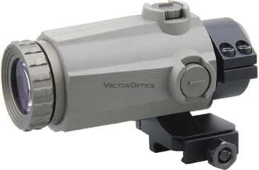 Image of Vector Optics Maverick-III Red Dot Sight Magnifier, 3x22mm, FDE Rubber Armed, Black, SCMF-32