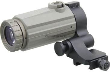 Image of Vector Optics Maverick-III Red Dot Sight Magnifier, 3x22mm, FDE Rubber Armed, Black, SCMF-32