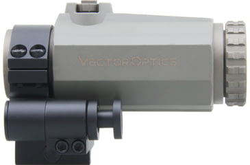 Image of Vector Optics Maverick-III Red Dot Sight Magnifier, 3x22mm, FDE Rubber Armed, Black, SCMF-32