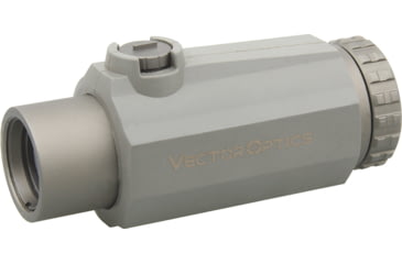 Image of Vector Optics Maverick-III Red Dot Sight Magnifier, 3x22mm, FDE Rubber Armed, Black, SCMF-32