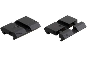 Image of Vector Optics Mount Adapter, 3/8in Dovetail, 7/8in Weaver, 1in Long, 0.2in Height, 1 Pair, Black, SCRA-06B