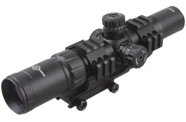 Image of Vector Optics Mustang 1.5-4x30mm Rifle Scope, Chevron Reticle, Black SCOC-02