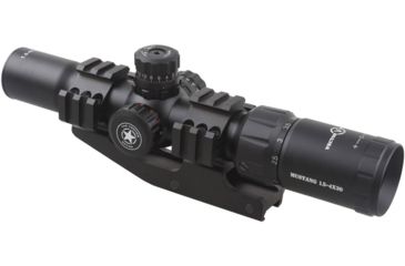 Image of Vector Optics Mustang 1.5-4x30mm Rifle Scope, Chevron Reticle, Black SCOC-02