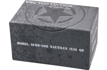Image of Vector Optics Nautilus Gen II Red Dot Sight, 1x30mm, 3 MOA Dot Reticle, 6061-T6, Black, SCRD-26II