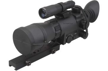 Image of Vector Optics Night Vision Rifle Scope, 2.5x50mm, Gen I, 36-40 lp/mm Resolution, 150m Max Range, Red/ Green Reticle, 6061-T6, Black, SLNV-01
