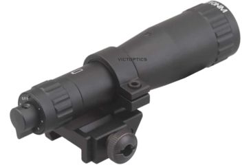 Image of Vector Optics Night Vision Rifle Scope, 2.5x50mm, Gen I, 36-40 lp/mm Resolution, 150m Max Range, Red/ Green Reticle, 6061-T6, Black, SLNV-01