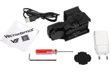 Image of Vector Optics Omega 1x27x39 Eight-Reticle, Black, SCRD-04