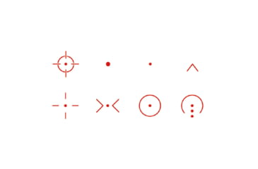 Image of Vector Optics Omega Red Dot Sight, 8 Reticle, 27x39mm Window, Black, SCRD-04C