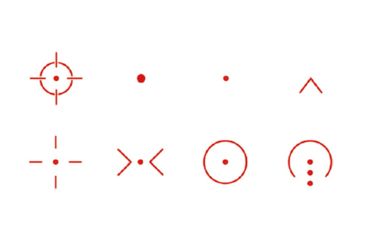 Image of Vector Optics Omega Red Dot Sight, 8 Reticle, Black, SCRD-04C