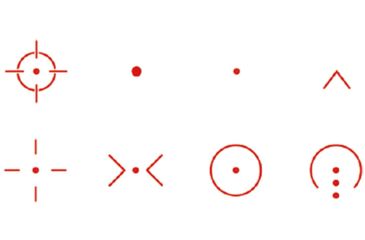 Image of Vector Optics Omega Red Dot Sight, 8 Reticle, Black SCRD-04C