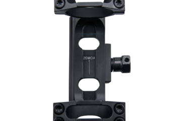 Image of Vector Optics OP Skeletonized Scope Mount, 30mm Tube, Picatinny, 1.25in Height, 20 MOA, 6063-T6, Black, SCTM-39