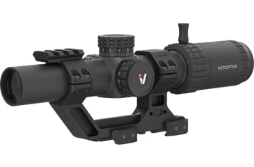 Image of Vector Optics VictOptics S6 1-6x24 LPVO Rifle Scope w/ 1-Piece Extreme High Picatinny AR Mount Kit, Second Focal Plane
