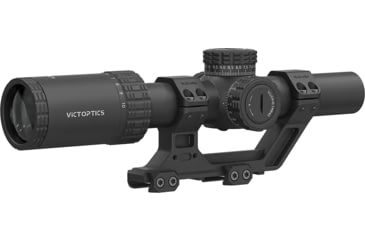 Image of Vector Optics VictOptics S10 1-10x24 30mm Tube LPVO Rifle Scope w/ 1-Piece Extreme High Picatinny AR Mount Kit, Second Focal Palne