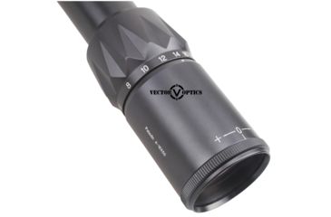 Image of Vector Optics Paladin Rifle Scope, 4-16x50mm, 30mm Tube, Front Focal Plan Etched Glass, Black, SCFF-02