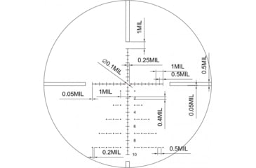 Image of Vector Optics Paragon Gen II Rifle Scope, 5-25x56mm, Second Focal Plane, 30mm Tube, VPA-2 Illuminated Reticle, 6061-T6, Black, SCOL-26