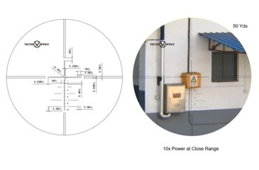 Image of Vector Optics Paragon Rifle Scope, 2-10x50mm, 30mm Tube, Etched Glass VPA-2 MIL Reticle, Black, SCOM-18