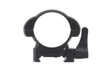 Image of Vector Optics Quick-Release Rifle Scope Rings, 30mm Tube, Picatinny/ Weaver, 21mm Height, 45 Steel, Black, SCSR-05