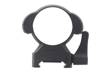 Image of Vector Optics Quick-Release Rifle Scope Rings, 30mm Tube, Picatinny/ Weaver, 27mm Height, 45 Steel, Black, SCSR-06