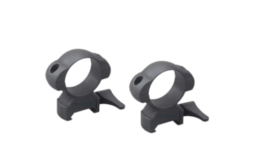 Image of Vector Optics Quick-Release Rifle Scope Rings, 30mm Tube, Picatinny/ Weaver, 27mm Height, 45 Steel, Black, SCSR-06