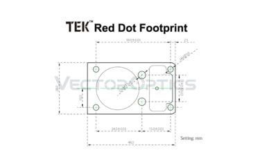 Image of Vector Optics Red Dot Sight Tactical Riser, Picatinny, VO Frenzy RDS, Absolute Co-Witness, 1.1in Height, 6061-T6, Black, SCRA-67