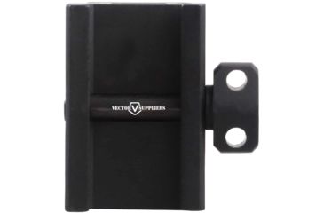 Image of Vector Optics Riser Mount Rail, Picatinny, 1in Height, 1.6in Long, 3 Slots, 6063-T6, Black, SCRA-60