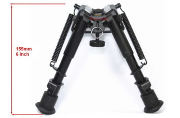 Image of USED Vector Optics Rokstad Tactical Bipod, 6-9in, Black, SCBPB-01, EDEMO1, Used, Condition Fair, Scratches