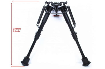 Image of USED Vector Optics Rokstad Tactical Bipod, 6-9in, Black, SCBPB-01, EDEMO1, Used, Condition Fair, Scratches