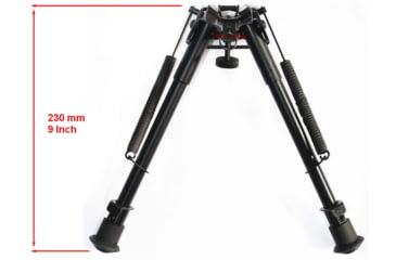 Image of Vector Optics Rokstad Tactical Bipod, 9-13.5in, Black, SCBPB-02