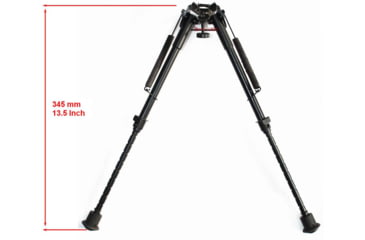 Image of Vector Optics Rokstad Tactical Bipod, 9-13.5in, Black, SCBPB-02