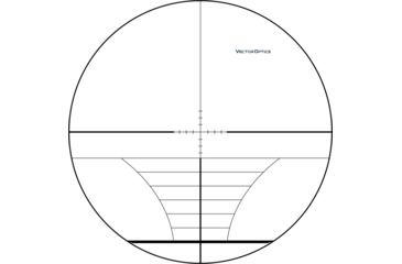 Image of Vector Optics Sideswipe Rifle Scope, 2.5-10x40mm, 25.4mm Tube, R14 Range Finder, Black, SCOM-20